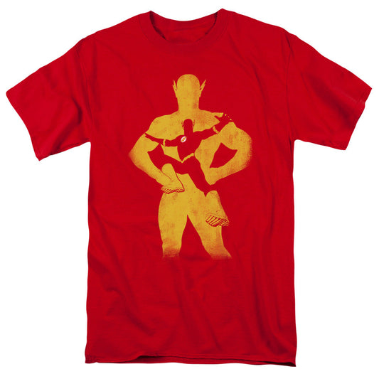 Justice League Flash Knockout Mens T Shirt Red Officially Licensed