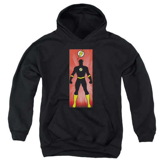 Justice League Flash Block Kids Youth Hoodie Black Officially Licensed