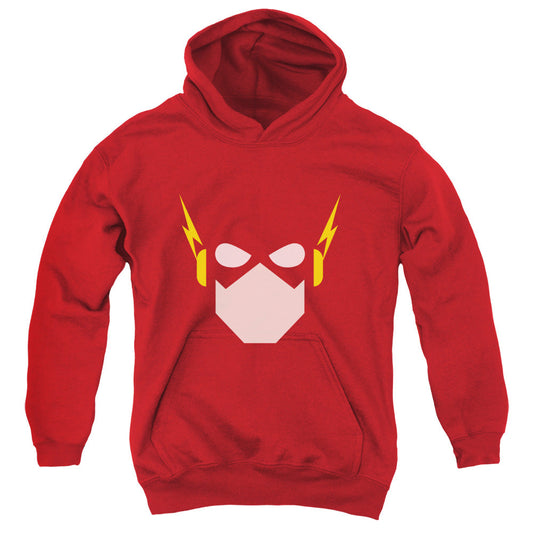Justice League Flash Head Kids Youth Hoodie Red Officially Licensed