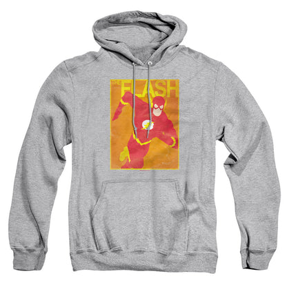 Justice League Of America Simple Flash Poster Mens Hoodie Athletic Heather Officially Licensed