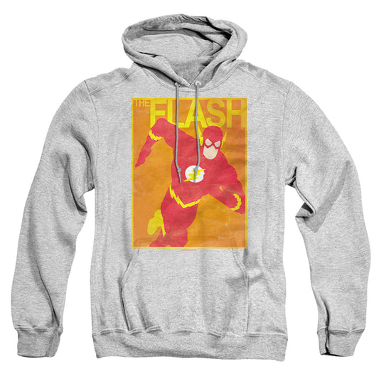 Justice League Of America Simple Flash Poster Mens Hoodie Athletic Heather Officially Licensed