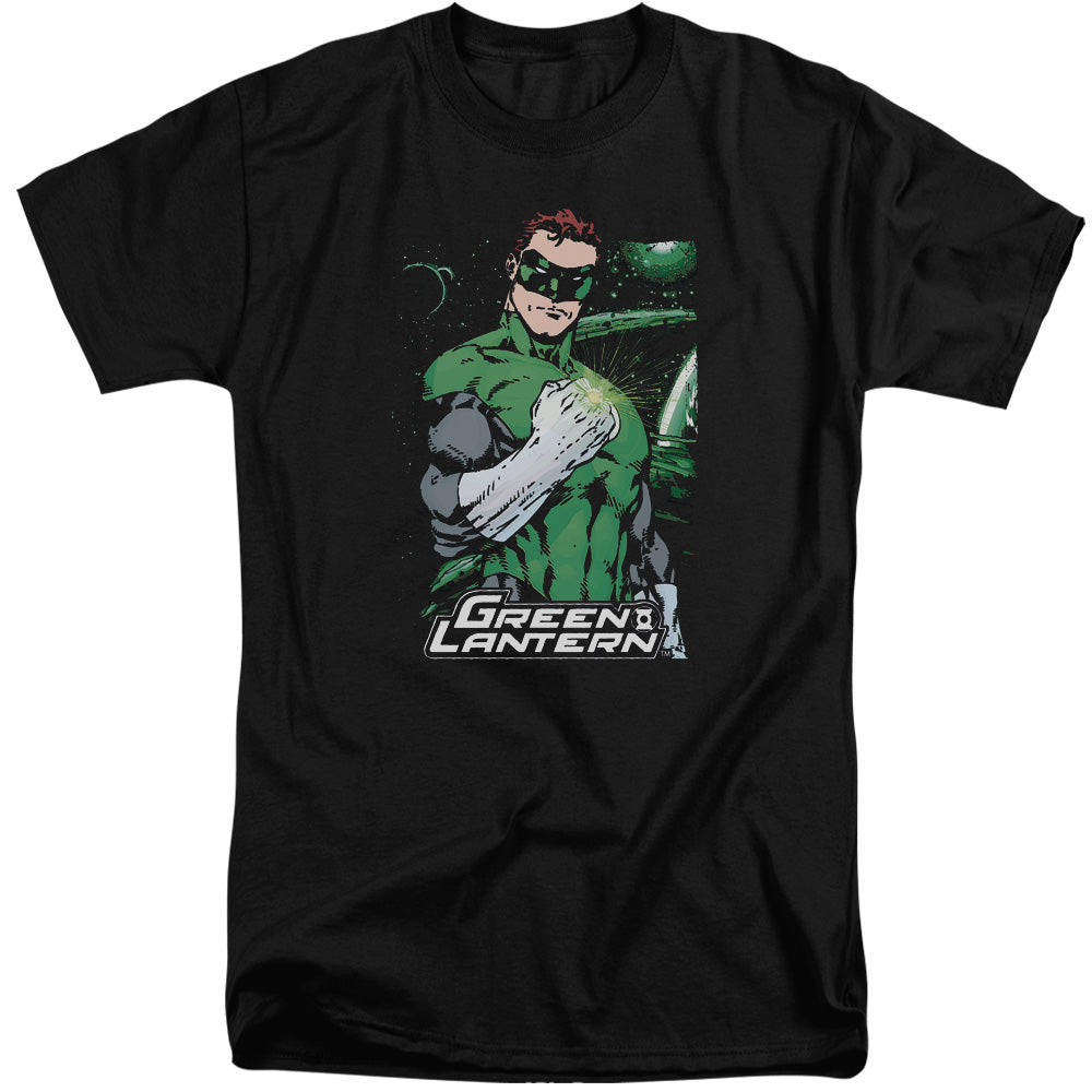 Justice League Fist Flare Mens Tall T Shirt Black Officially Licensed
