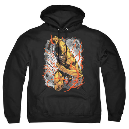 Justice League Of America Reversed Mens Hoodie Black Officially Licensed