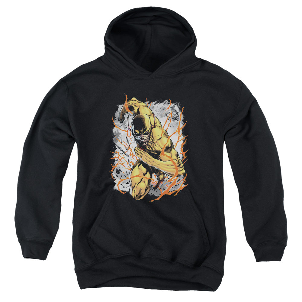 Justice League Reversed Kids Youth Hoodie Black Officially Licensed