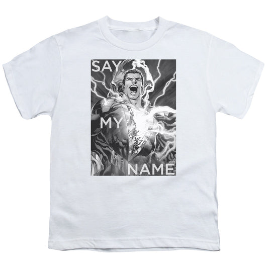 Justice League Say My Name Kids Youth T Shirt White Officially Licensed