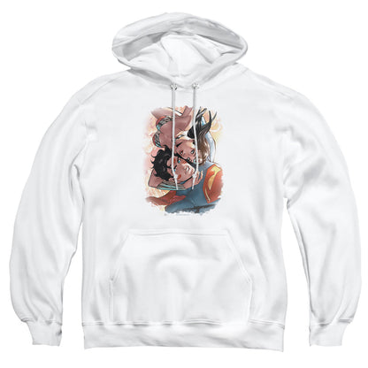 Justice League Of America Love Birds Mens Hoodie White Officially Licensed