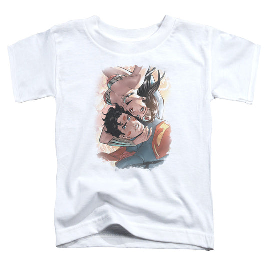 Justice League Love Birds Toddler Kids Youth T Shirt White Officially Licensed