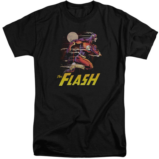 Justice League Of America City Run Mens Tall T Shirt Black Officially Licensed