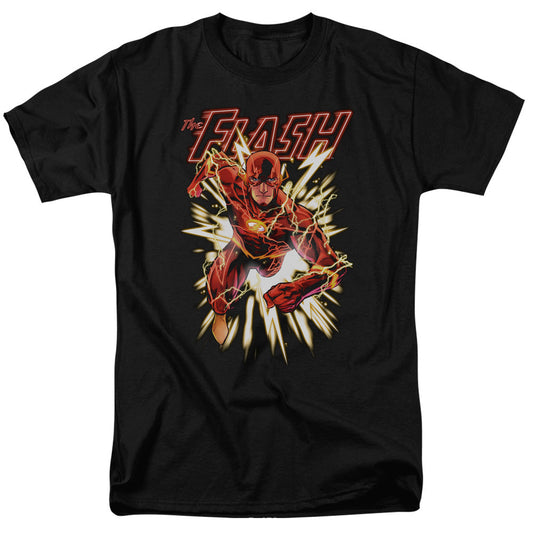 Justice League Flash Green Lanternow Mens T Shirt Black Officially Licensed