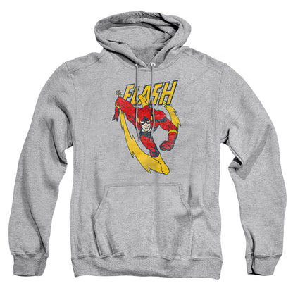 Justice League Of America Lightning Trail Mens Hoodie Athletic Heather Officially Licensed