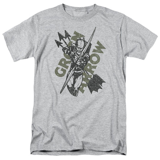 Justice League Archers Arrows Mens T Shirt Athletic Heather Officially Licensed