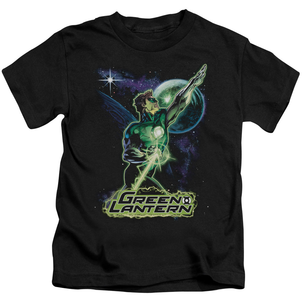 Justice League Hal Galaxy Juvenile Kids Youth T Shirt Black Officially Licensed