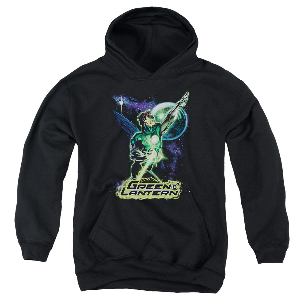 Justice League Hal Galaxy Kids Youth Hoodie Black Officially Licensed