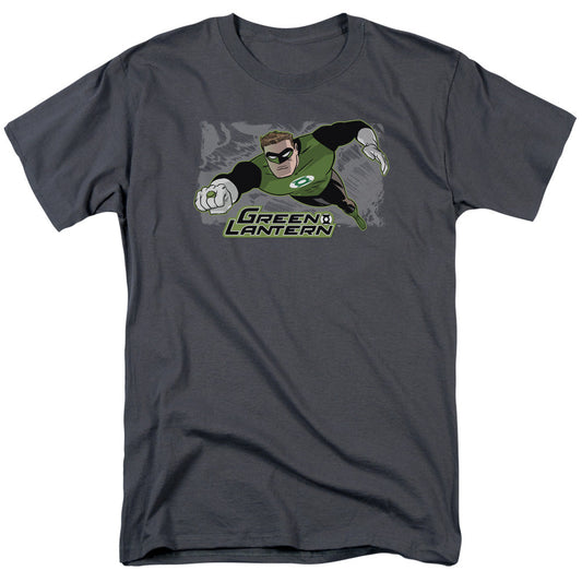 Justice League Space Cop Mens T Shirt Charcoal Officially Licensed