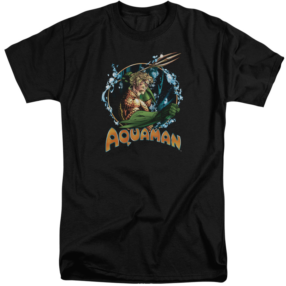 Justice League Ruler of the Seas Mens Tall T Shirt Black Officially Licensed