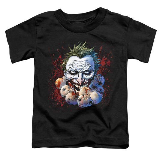 Justice League Doll Heads Toddler Kids Youth T Shirt Black Officially Licensed
