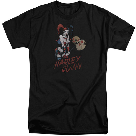 Justice League Of America Harley Hammer Mens Tall T Shirt Black Officially Licensed