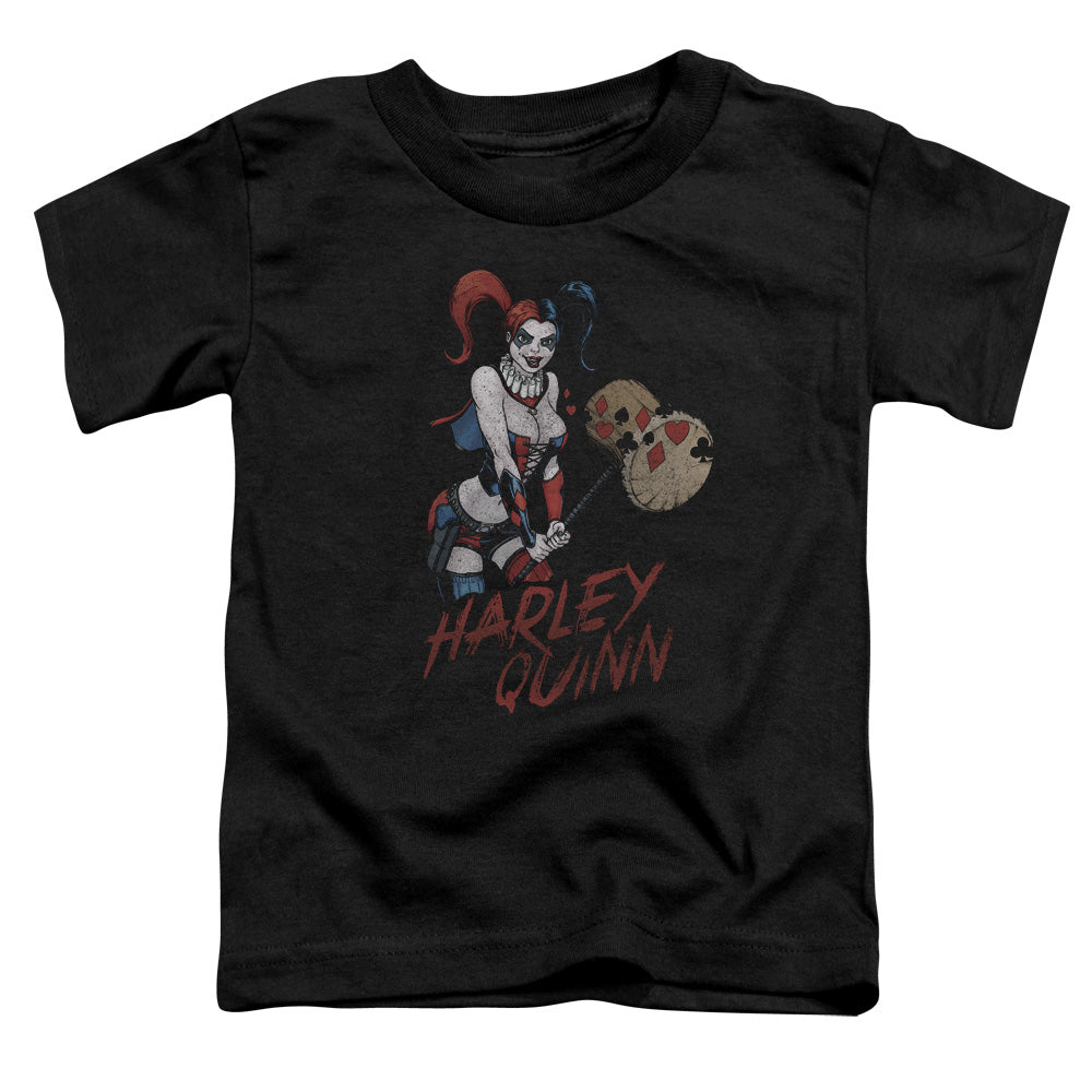 Justice League Harley Hammer Toddler Kids Youth T Shirt Black Officially Licensed
