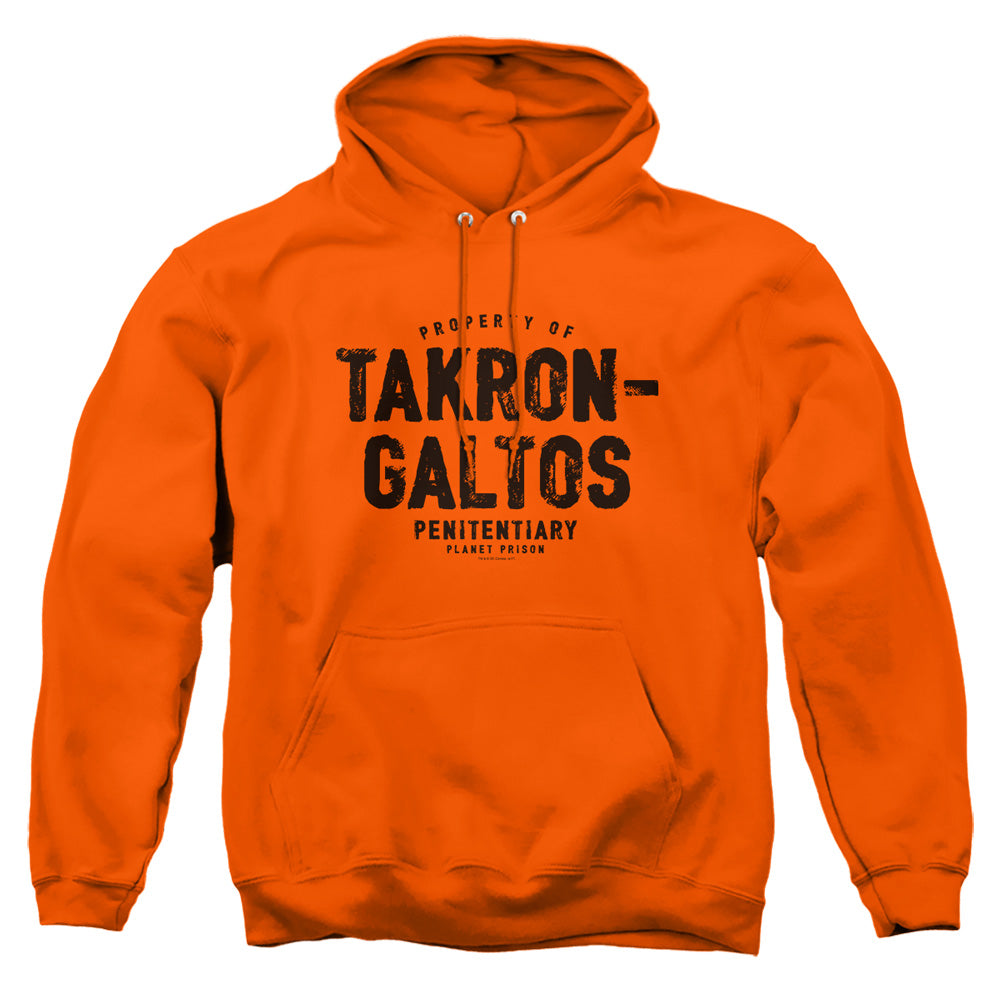 Justice League Of America Takron Galtos Mens Hoodie Orange Officially Licensed