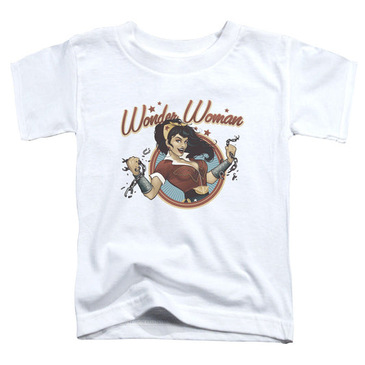 Justice League Wonder Break Toddler Kids Youth T Shirt White Officially Licensed