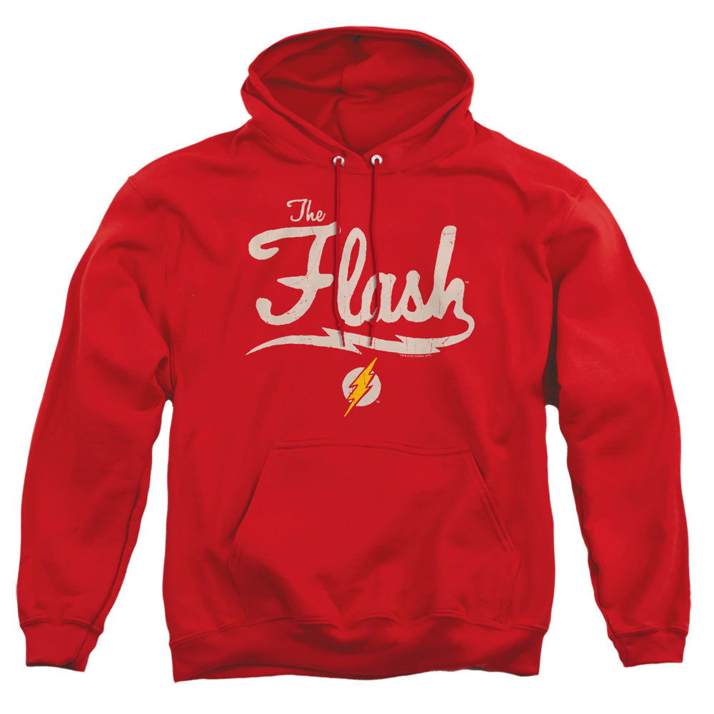 Justice League Of America Old School Flash Mens Hoodie Red Officially Licensed