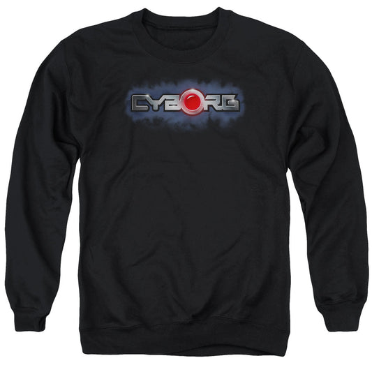 Justice League Of America Cyborg Title Mens Crewneck Sweatshirt Black Officially Licensed