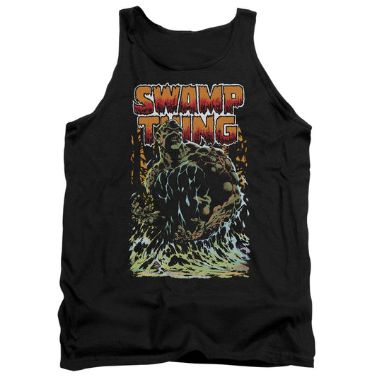 Justice League Assemble Swamp Thing Mens Tank Top Shirt Black Officially Licensed