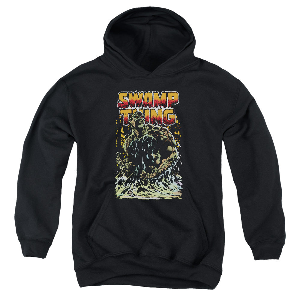 Justice League Swamp Thing Kids Youth Hoodie Black Officially Licensed
