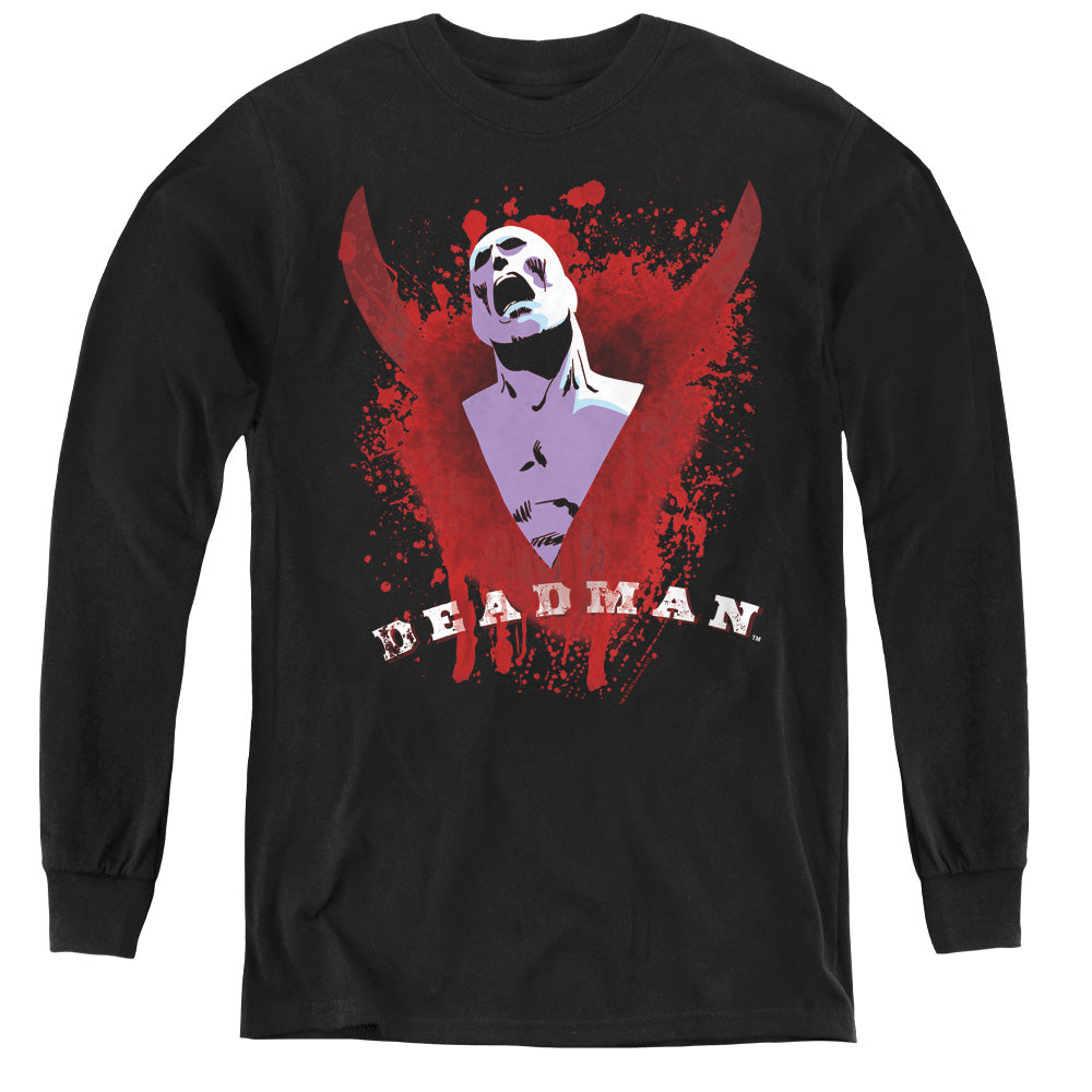 Justice League Possession Long Sleeve Kids Youth T Shirt Black Officially Licensed