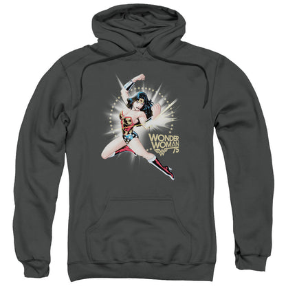 Wonder Woman Ww75 The Bracelets Of Submission Mens Hoodie Charcoal Officially Licensed