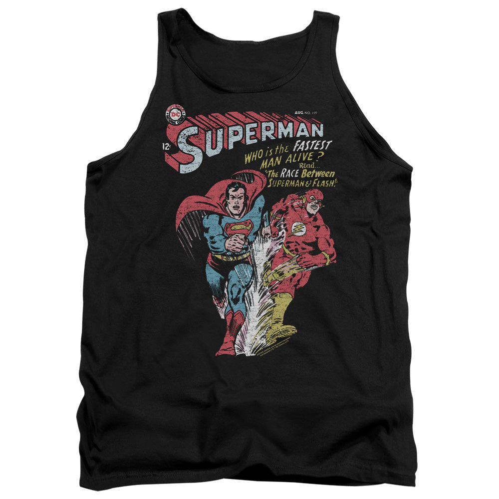 Justice League Assemble Fastest Mens Tank Top Shirt Black Officially Licensed