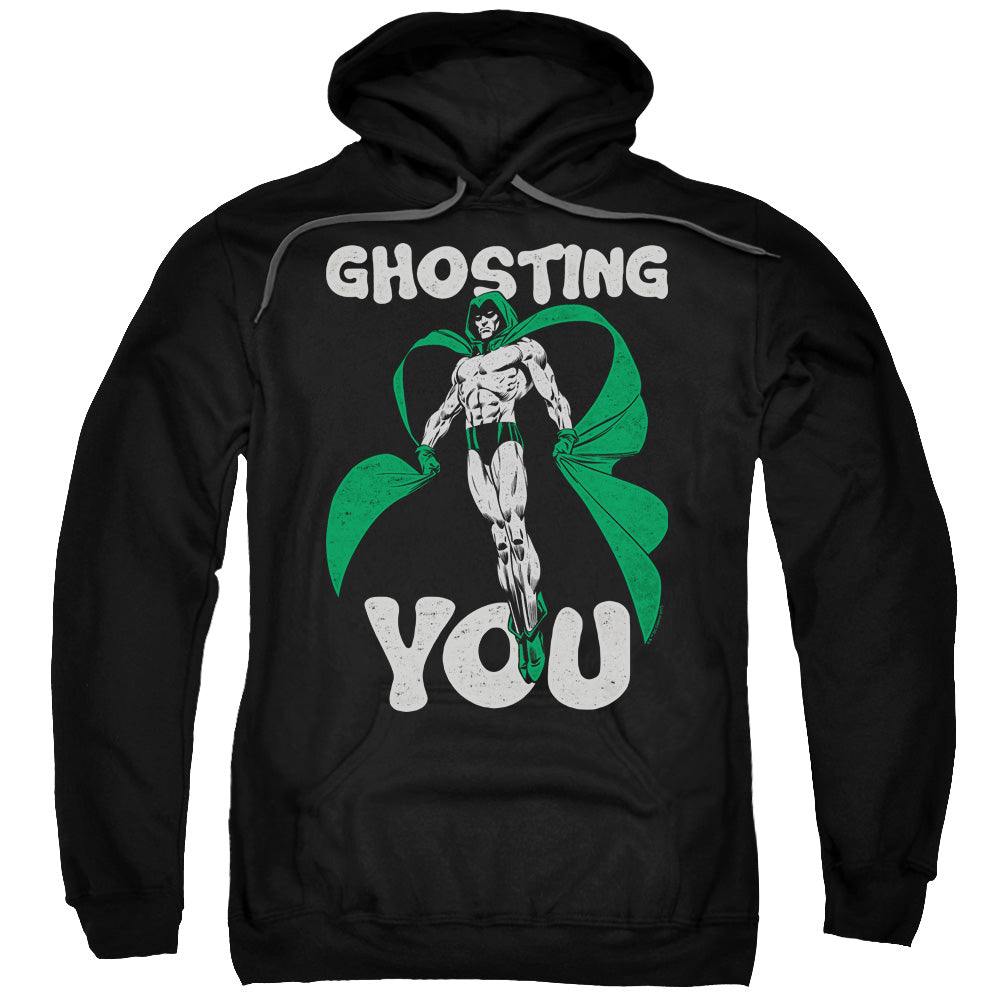 Justice League Ghosting Mens Hoodie Black Officially Licensed