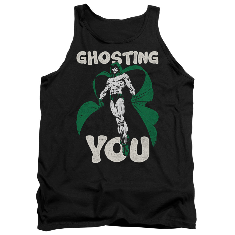 Justice League Ghosting Mens Tank Top Shirt Black Officially Licensed