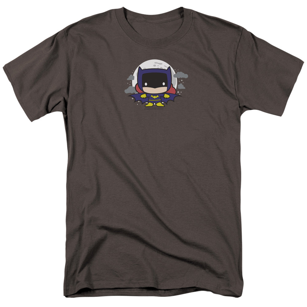 Justice League Of America Batgirl Chibi Mens T Shirt Charcoal Officially Licensed