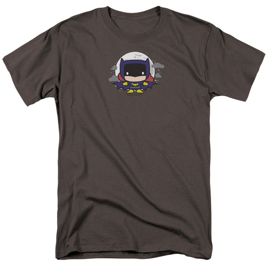 Justice League Batgirl Chibi Mens T Shirt Charcoal Officially Licensed