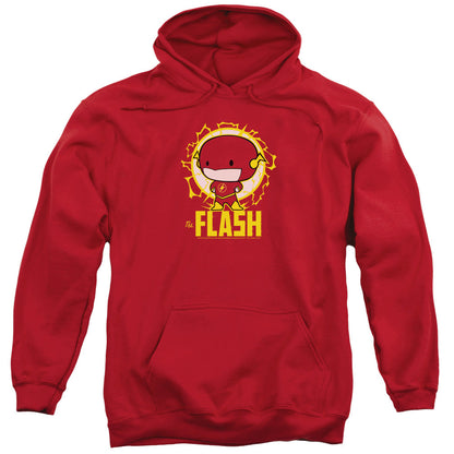 Dc Flash Flash Chibi Mens Hoodie Red Officially Licensed