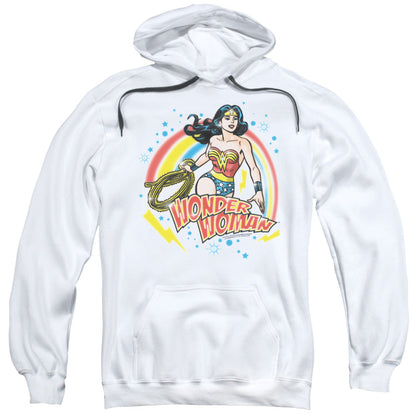 Wonder Woman Wonder Airbrush Mens Hoodie White Officially Licensed