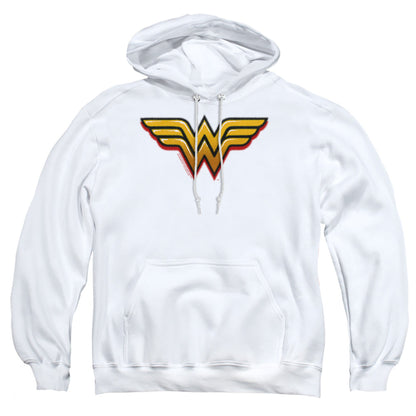 Dc Wonder Woman Airbrush Ww Mens Hoodie White Officially Licensed