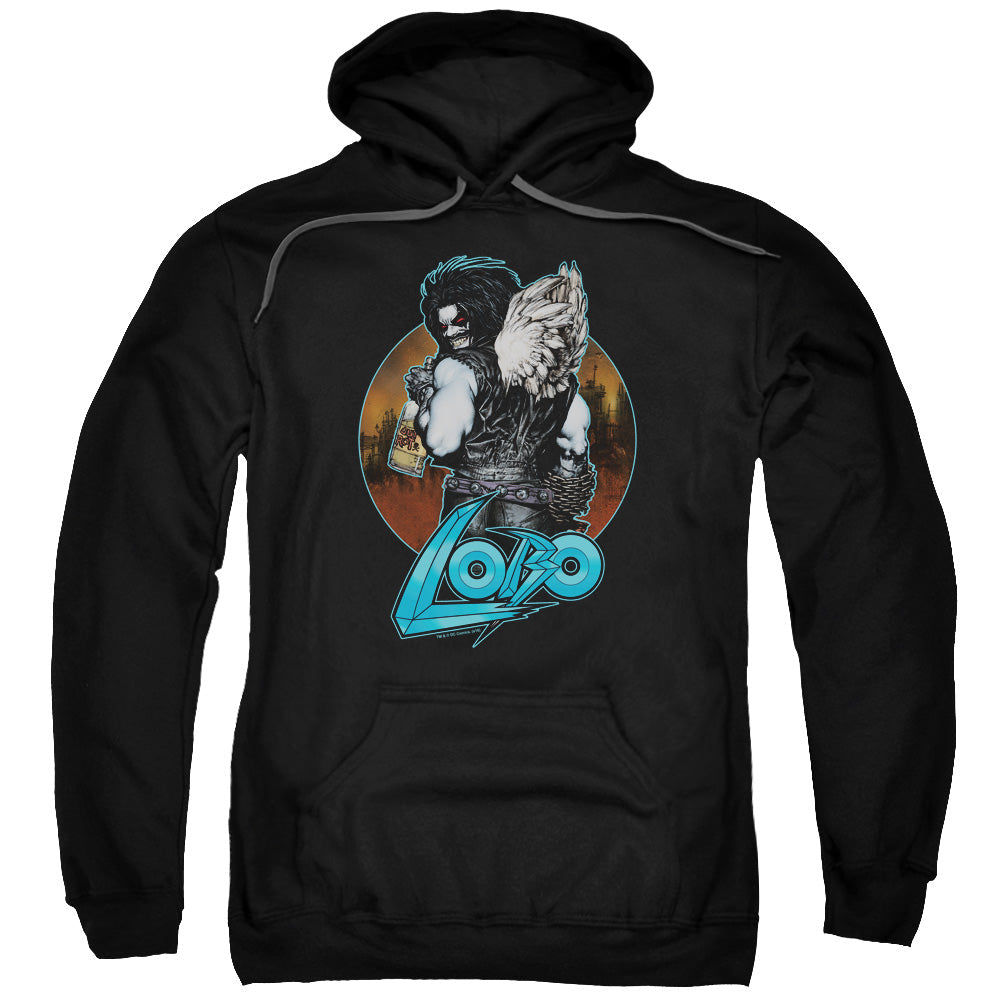 Justice League Gut Rot Mens Hoodie Black Officially Licensed