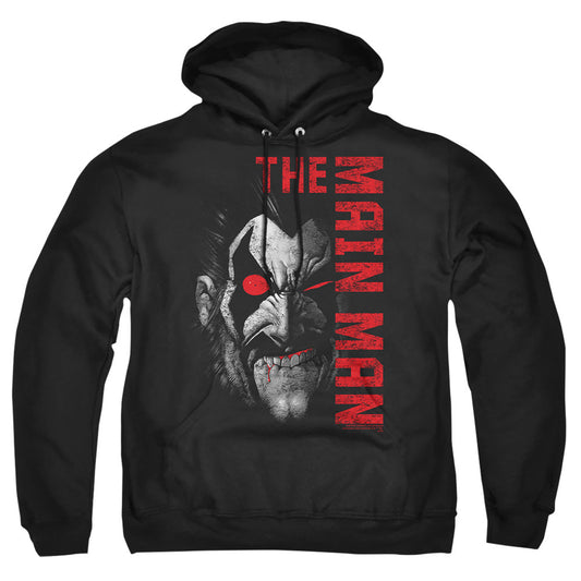 Justice League Of America Main Man Mens Hoodie Black Officially Licensed