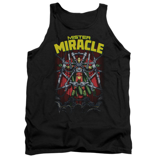 Justice League Assemble Mister Miracle Mens Tank Top Shirt Black Officially Licensed