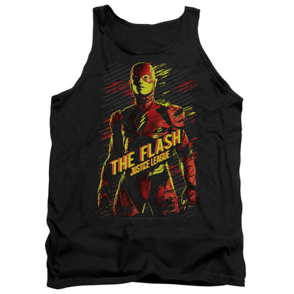Justice League Movie The Flash Mens Tank Top Shirt Black Officially Licensed
