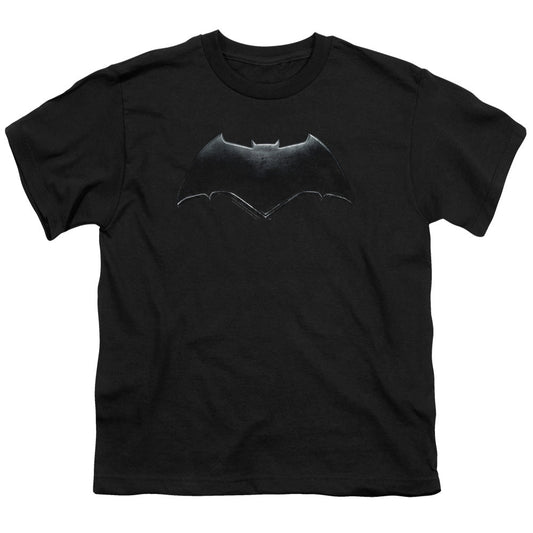Justice League Movie Batman Logo Kids Youth T Shirt Black Officially Licensed