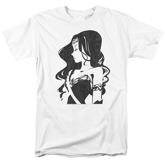 Justice League Movie Profile Mens T Shirt White Officially Licensed