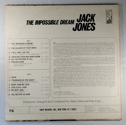 Jack Jones - The Impossible Dream [1966 Used Vinyl Record LP]