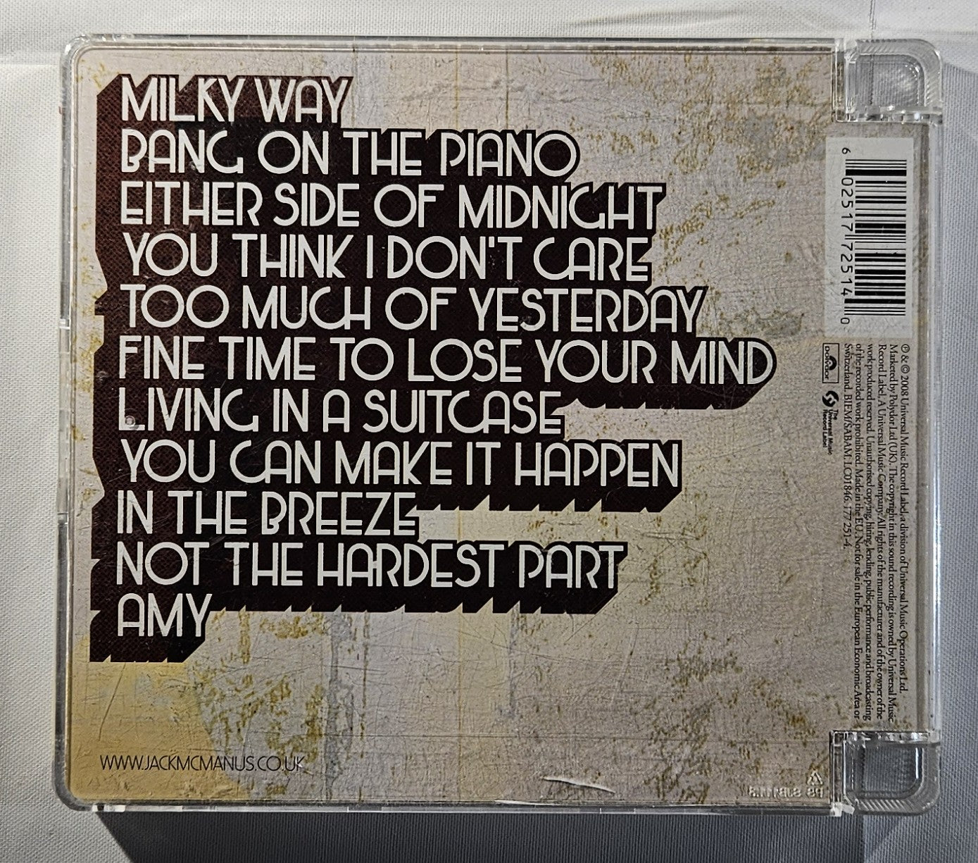 Jack McManus - Either Side of Midnight [2008 Used CD]