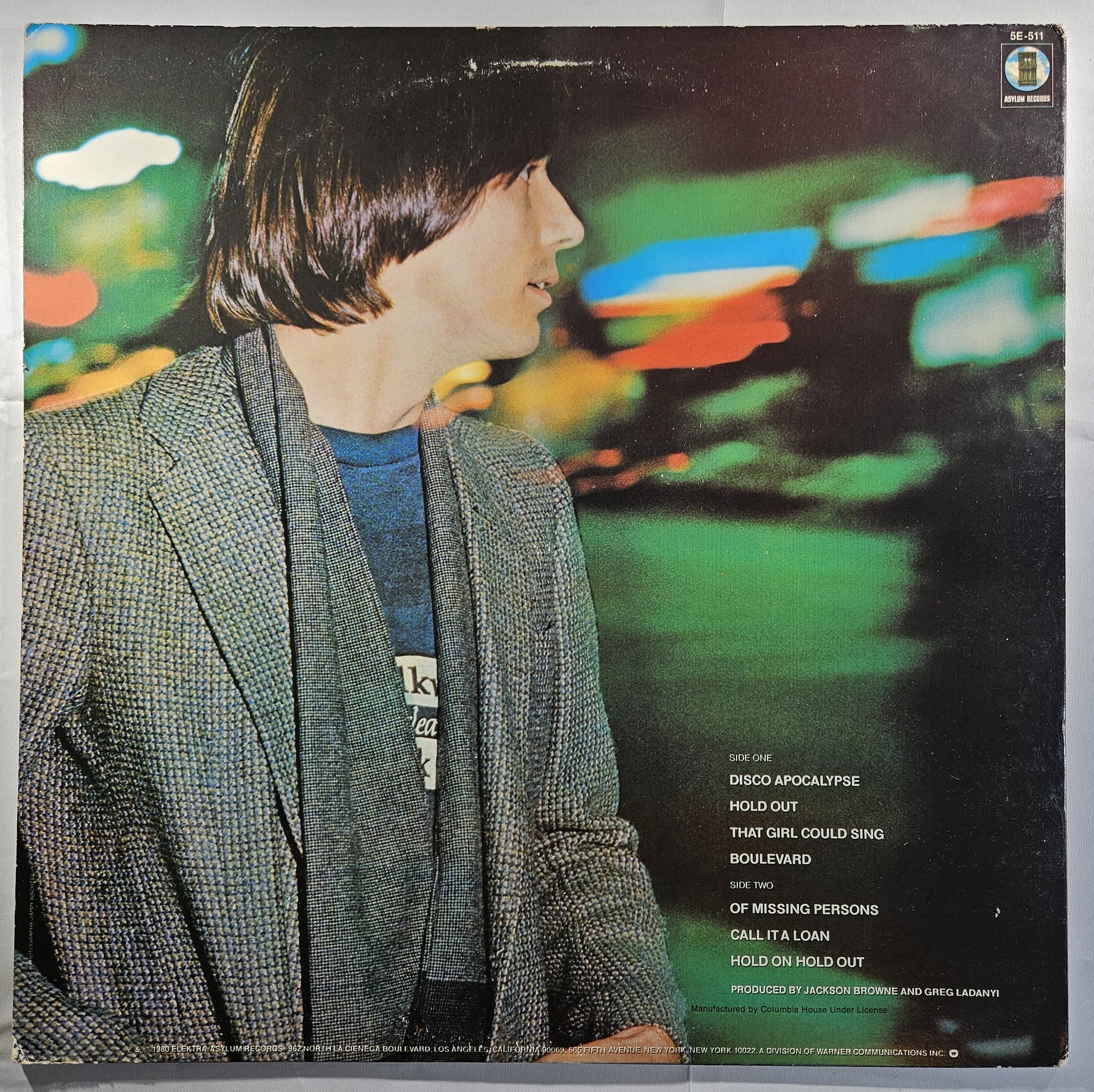 Jackson Browne - Hold Out [1980 Club Edition] [Used Vinyl Record LP]