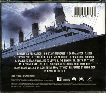 James Horner - Titanic (Music From the Motion Picture) [1997 New CD]