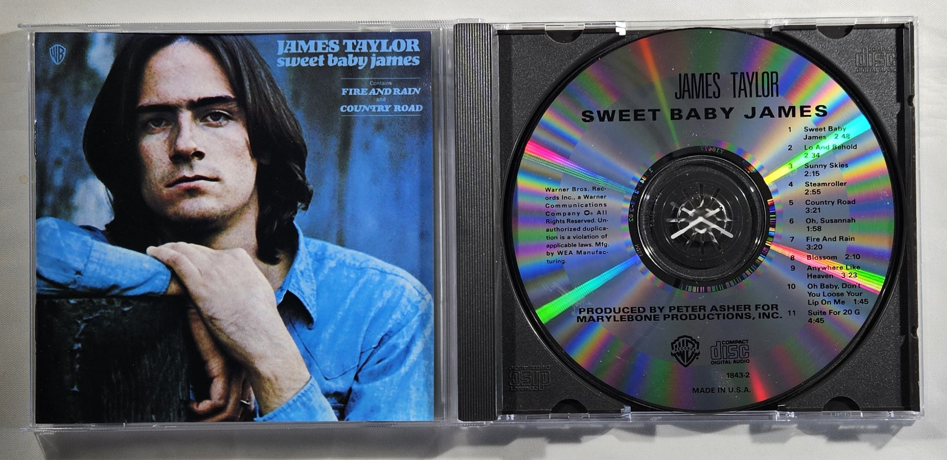 James Taylor - Sweet Baby James [Reissue] [Used CD]