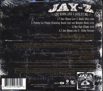 Jay-Z - I Just Wanna Love U (Give It 2 Me) [2000 New CD Single]